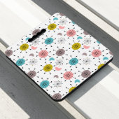 Atomic Retro Starburst Pattern Seat Cushion (In Situ)