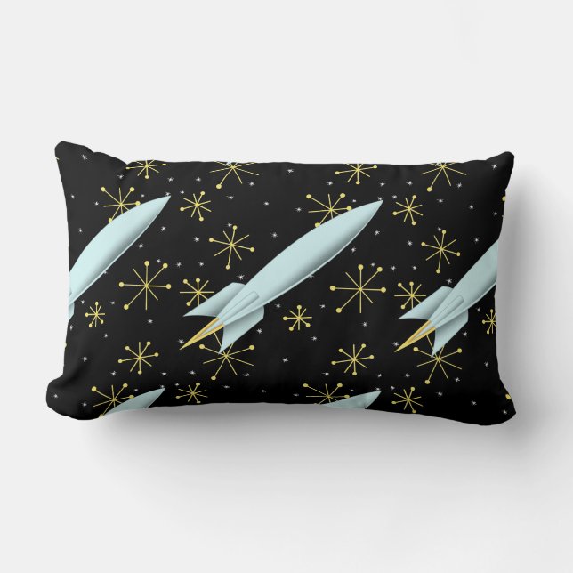 Atomic Rocket Lumbar Pillow (Front)