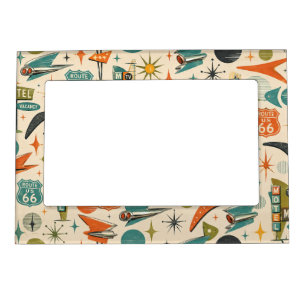 Atomic Route 66 Motel Memories Magnetic Frame