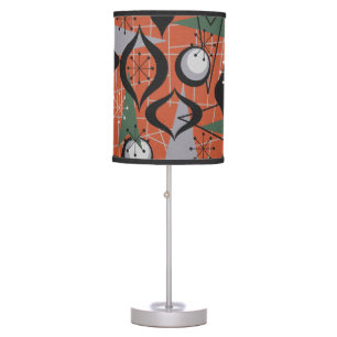 Atomic Rust Retro Pattern Lamp