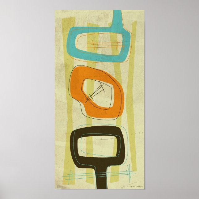 Atomic shapes poster (Front)