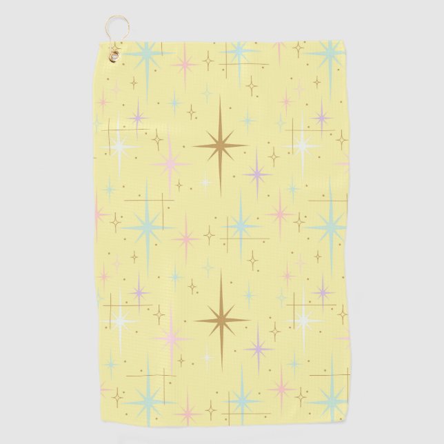Atomic Starburst Golf Towel (Front)