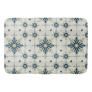 Atomic Starburst Retro Mid Century Modern Bath Mat