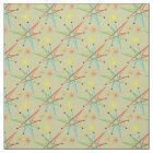 Atomic Starburst Retro Multicolored Pattern