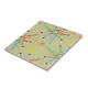 Atomic Starburst Retro Multicolored Pattern Tile | Zazzle