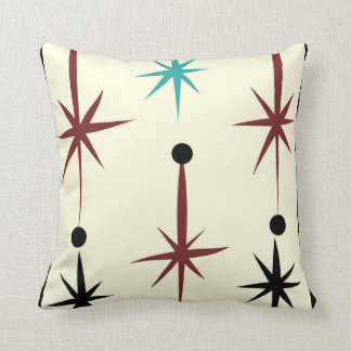 Atomic Starburst Throw Pillow