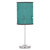 Atomic Starbursts Teal Table Lamp (Back)