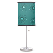 Atomic Starbursts Teal Table Lamp (Left)