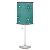 Atomic Starbursts Teal Table Lamp (Right)