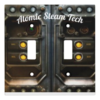 Atomic Steam Tech Light Switch Cover by GKDStore at Zazzle