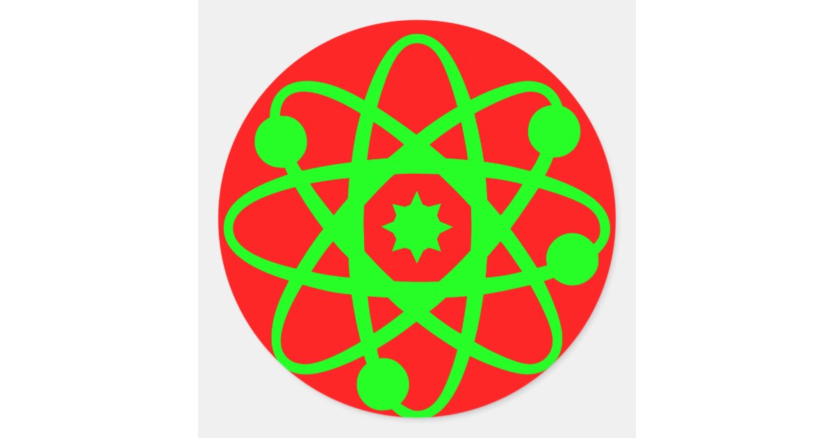 Atomic Sticker | Zazzle