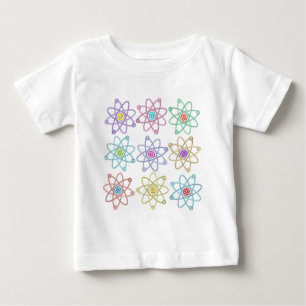 Atomic Structure Pattern Science Baby T-Shirt