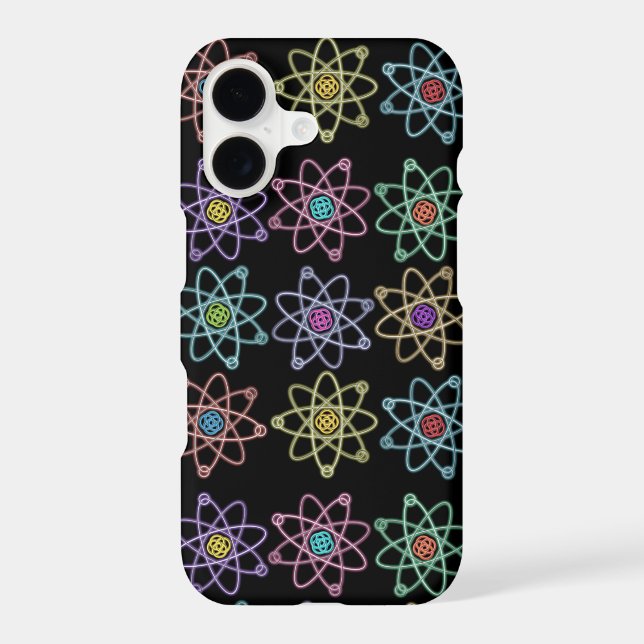 Atomic Structure Pattern Science Iphone Case (Back)