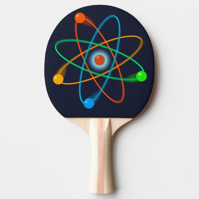 Atomic Structure Ping-Pong Paddle (Front)