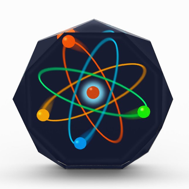 Atomic Structure Science Acrylic Award (Front)