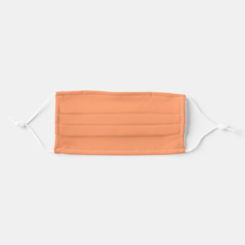 Atomic Tangerine  solid color   Adult Cloth Face Mask