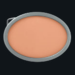 Atomic Tangerine  (solid color)   Belt Buckle<br><div class="desc">Atomic Tangerine  (solid color)</div>