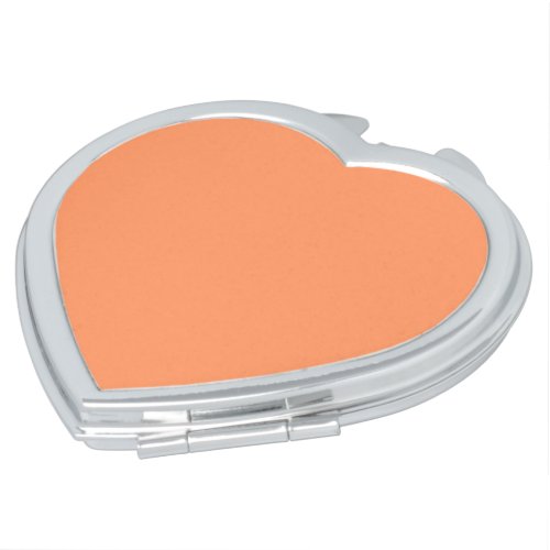 Atomic Tangerine  solid color   Compact Mirror