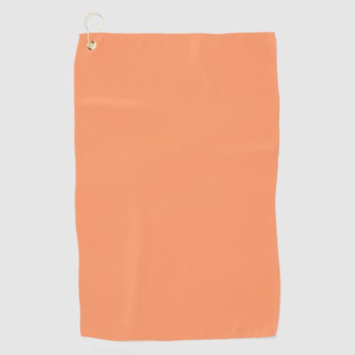 Atomic Tangerine  solid color   Golf Towel