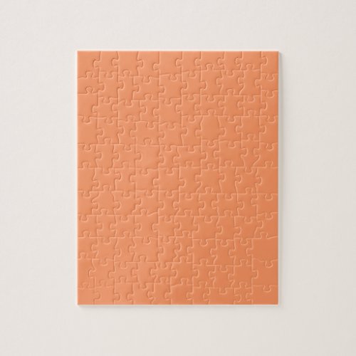 Atomic Tangerine  solid color   Jigsaw Puzzle