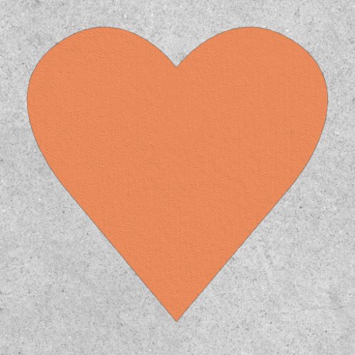 Atomic Tangerine  solid color   Patch