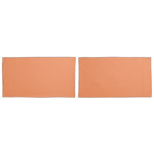 Atomic Tangerine  solid color   Pillow Case