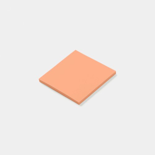 Atomic Tangerine  solid color  Post_it Notes