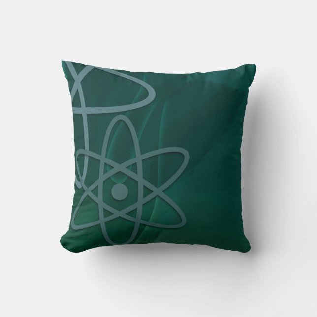 Atomic Teal Pillows (Front)