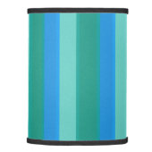 Atomic Teal & Turquoise Stripes Lamp Shade (Right)