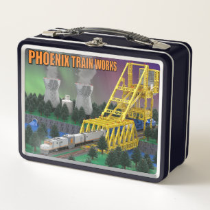 Atomic Train Dual Sided Lunch Box