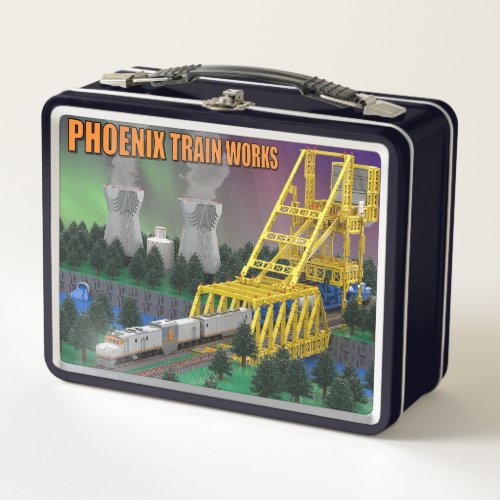 Atomic Train Dual Sided Lunch Box