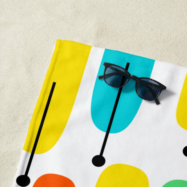 Atomic Trees Beach Towel (In Situ)