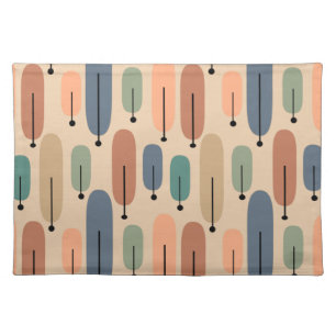 Atomic Trees Retro Cloth Placemat