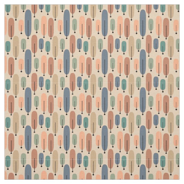 Atomic Trees Retro Fabric (Swatch)