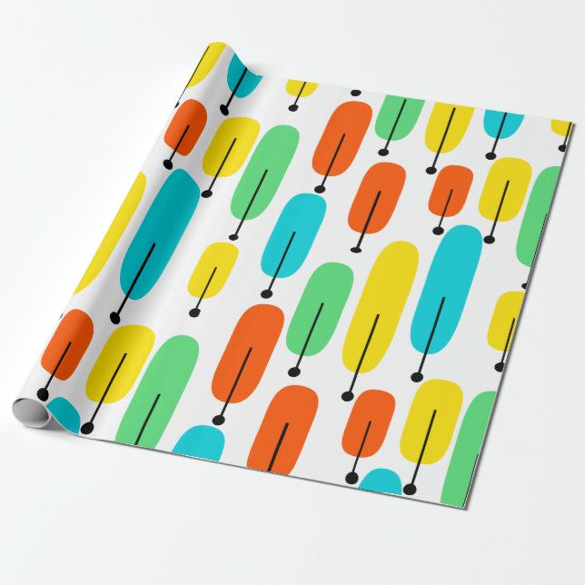 Atomic Trees Wrapping Paper (Unrolled)