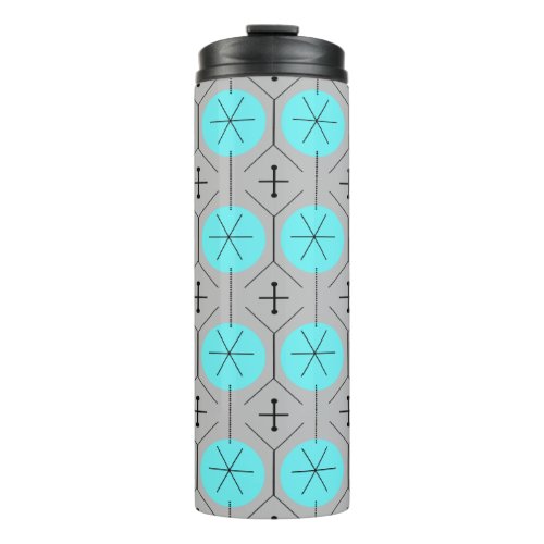 Atomic Turquoise Dots Thermal Tumbler