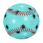 Atomic Turquoise Starbursts Baseball