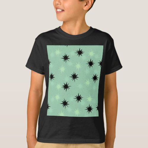 Atomic Turquoise Starbursts T_Shirt