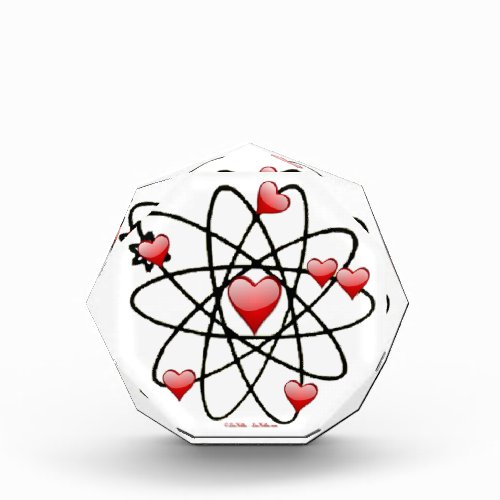 Atomic Valentine Red Hearts Award