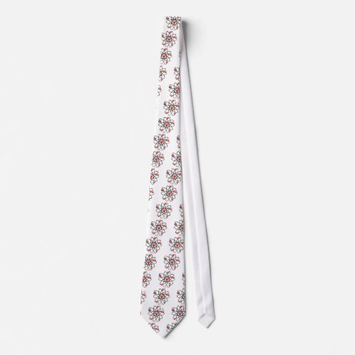 Atomic Valentine Red Hearts Tie