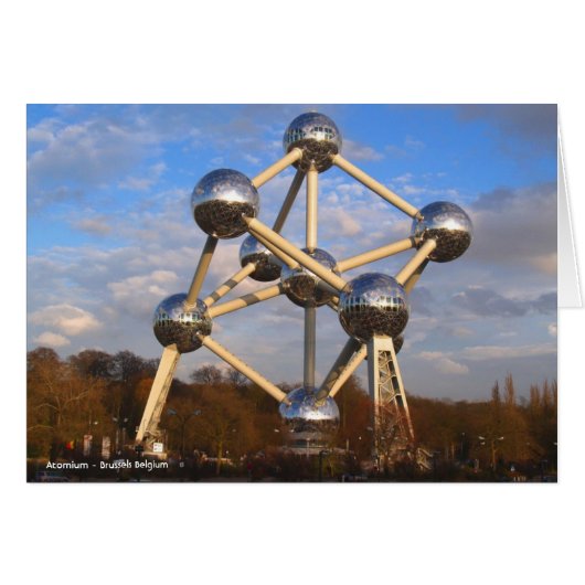 Atomium - Brussels Belgium Cards (Front Horizontal)