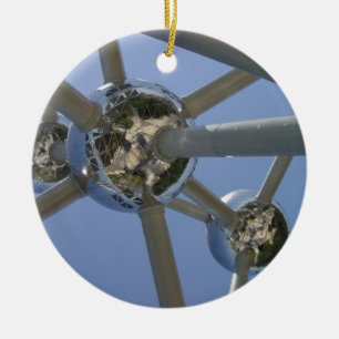 Atomium, Brussels, Belgium Ceramic Ornament