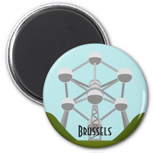 Atomium in Brussels Magnet