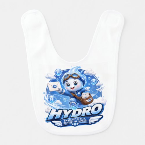 ATOMIVRA Hydrogen Character Baby Bib