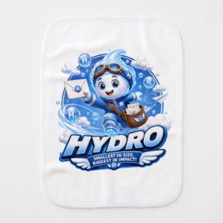 ATOMIVRA Hydrogen Character Baby Burp Cloth