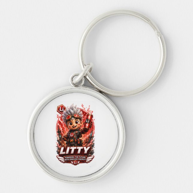  ATOMIVRA Lithium Character  Keychain (Front)