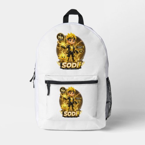 ATOMIVRA Sodium Character Printed Backpack