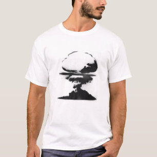 Atompilz Motif Atomic Bomb Nuclear Mushroom Women T-Shirt