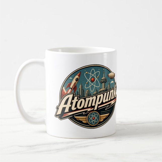 Atompunk Coffee Mug (Left)