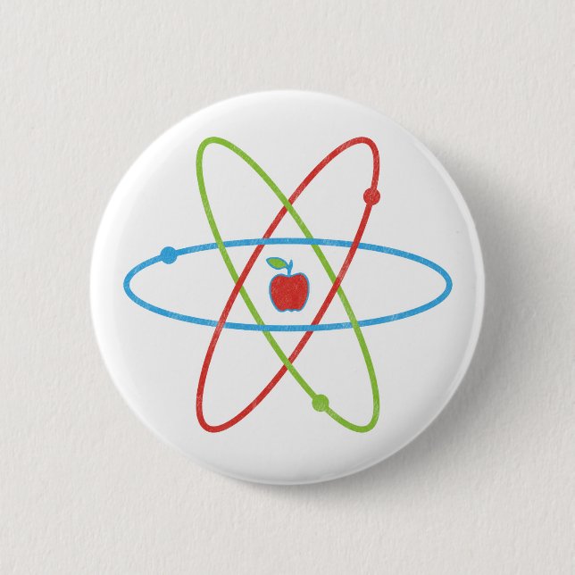 Atoms Apple Button (Front)